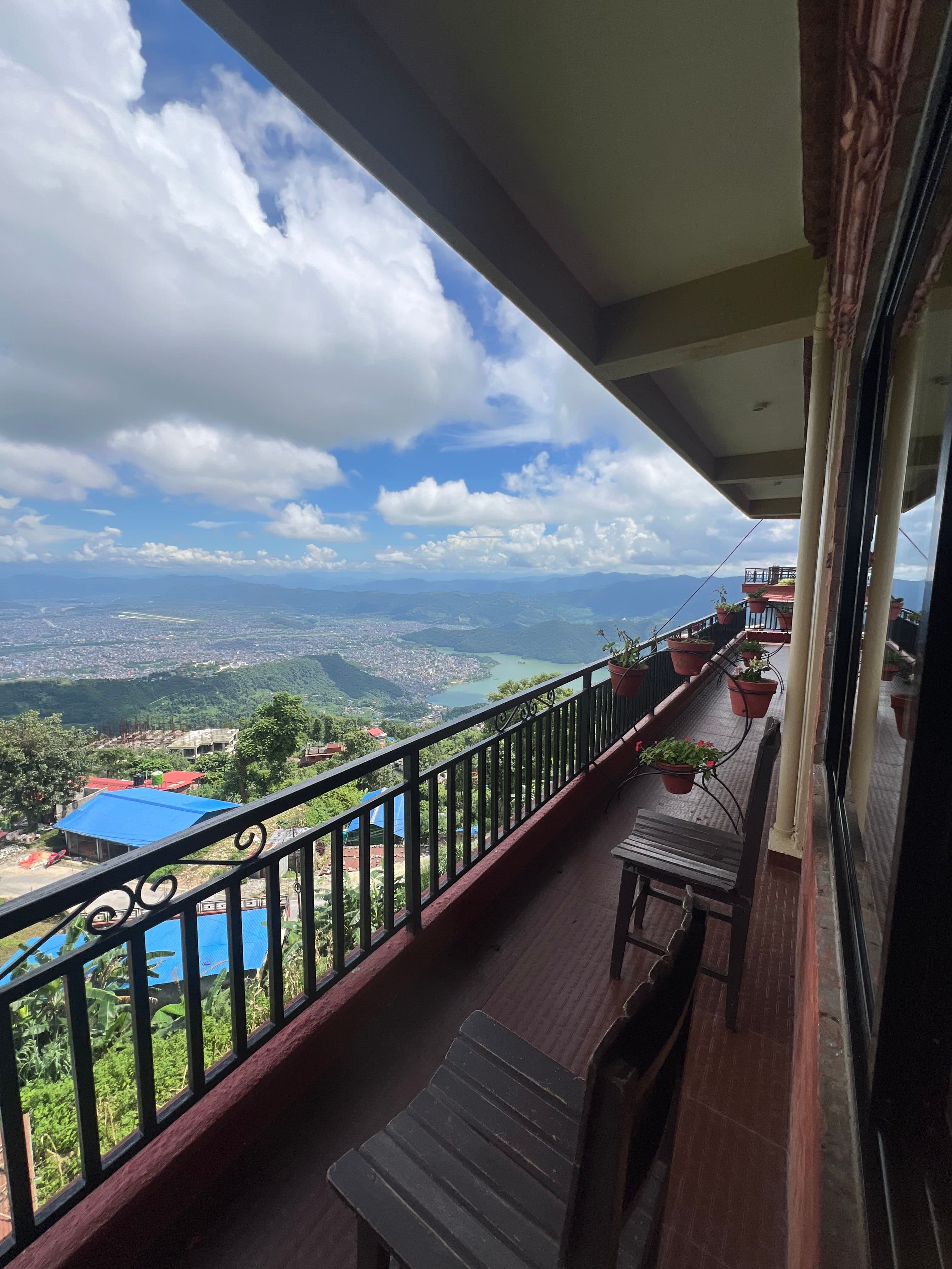 balcony overlooking view